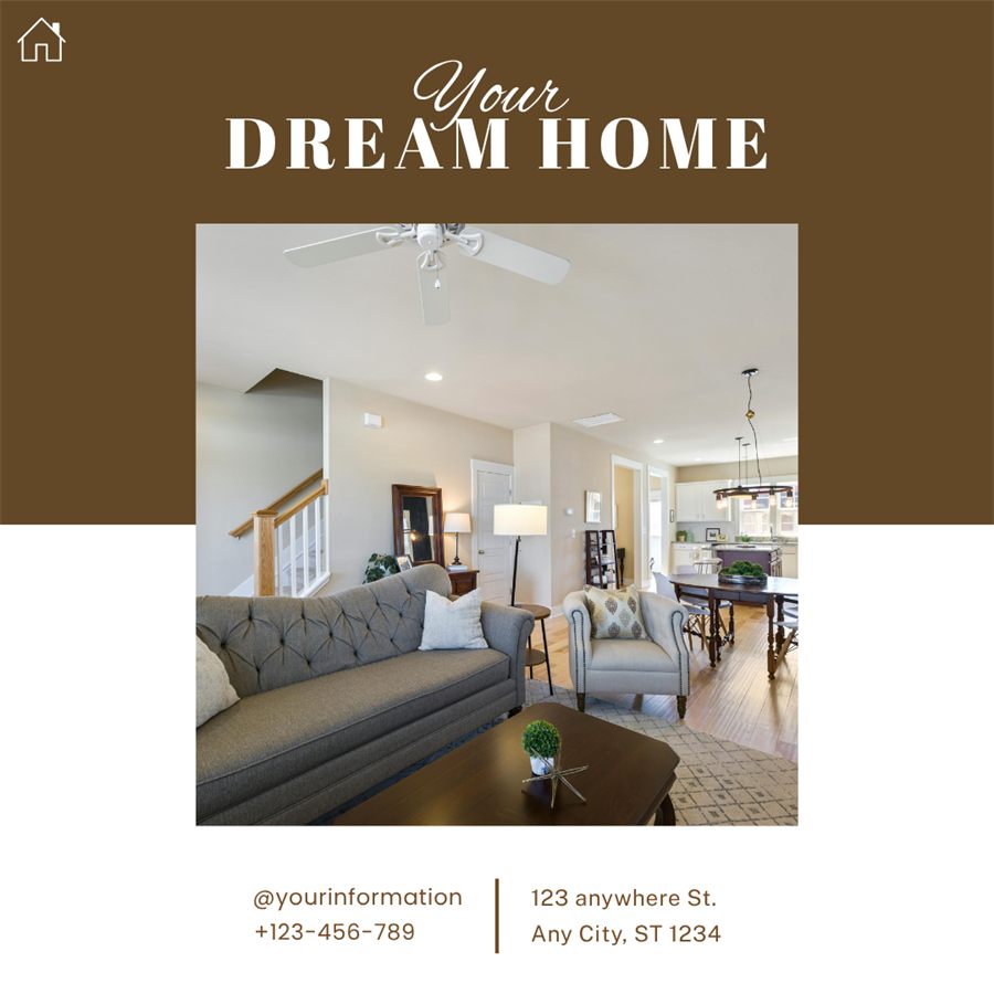 Real-estate social media post