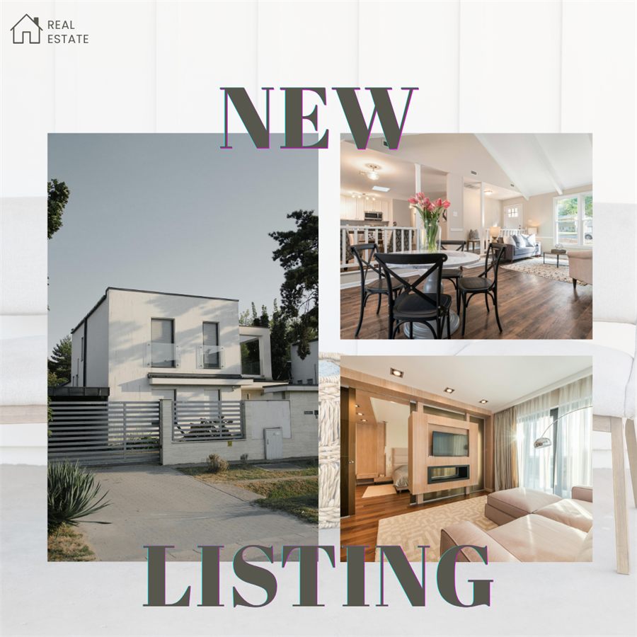 New listing social media post