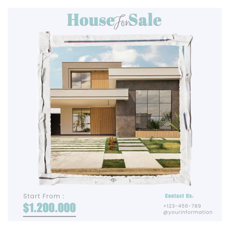 House for sale social media post