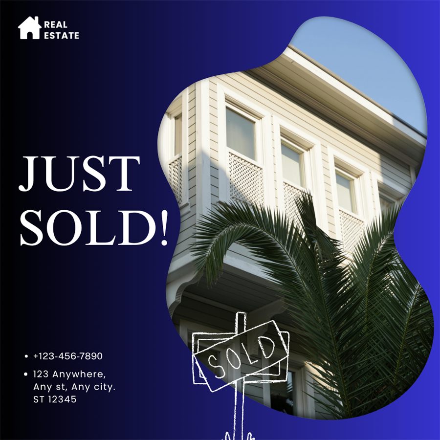 Real-estate campaign social media post